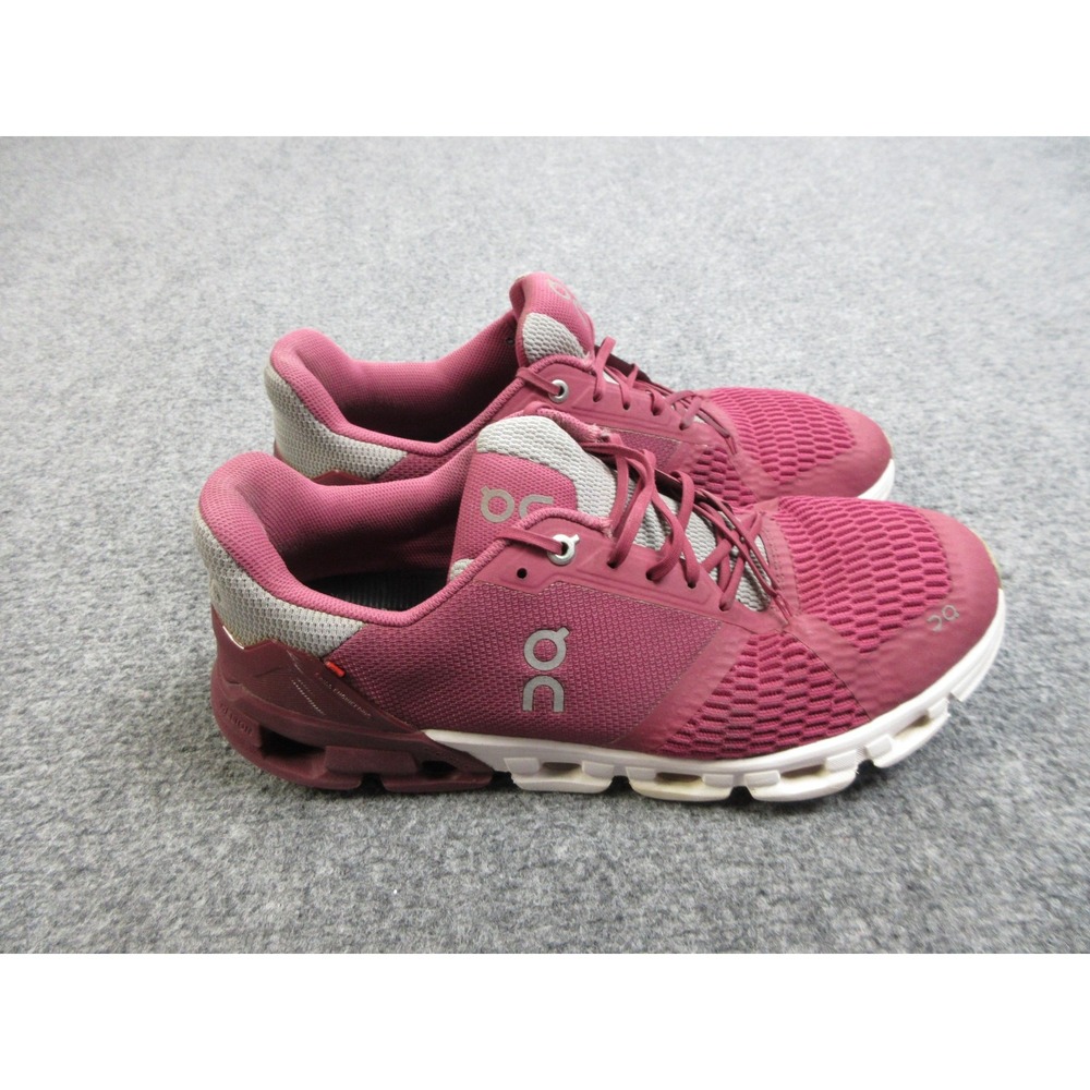 On Running Cloud Shoes Womens Size 10.5 Pink Mesh Helion CloudTec Athletic